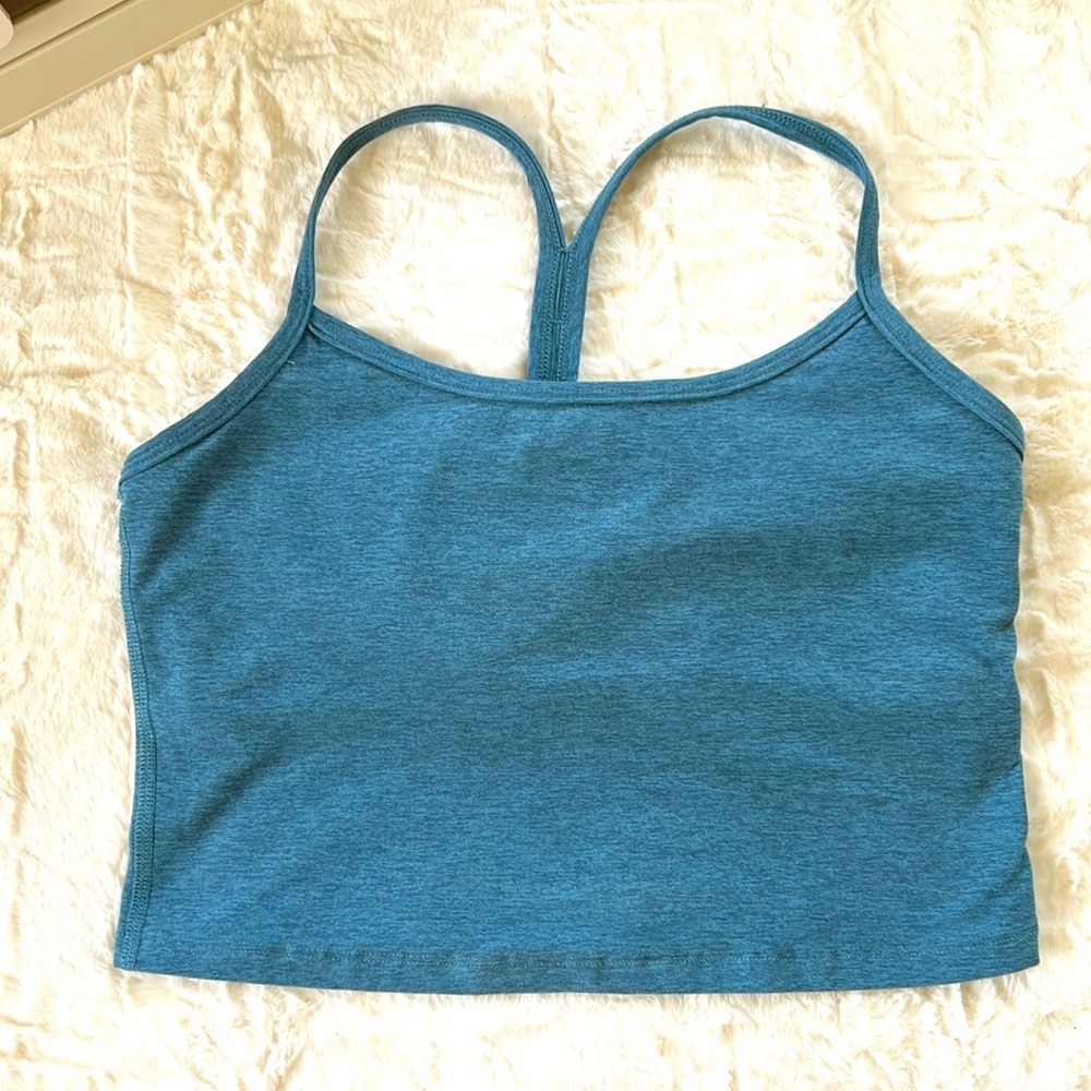 Beyond Yoga - Racerback Sports Bra - L - Blue